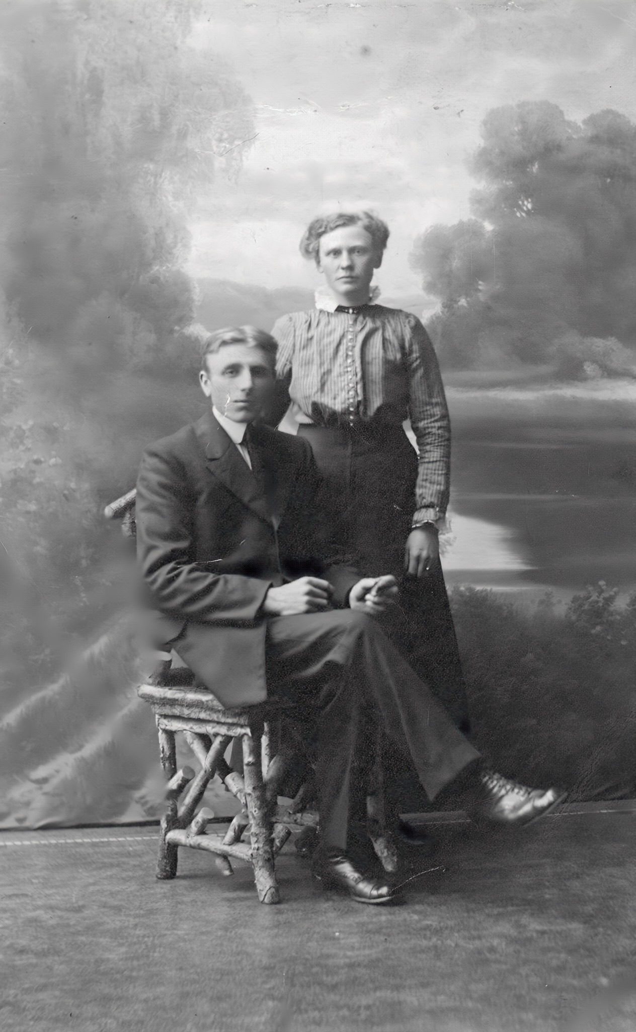 Gerrit Kremer (*1891) en Henderika Rave (*1894)
