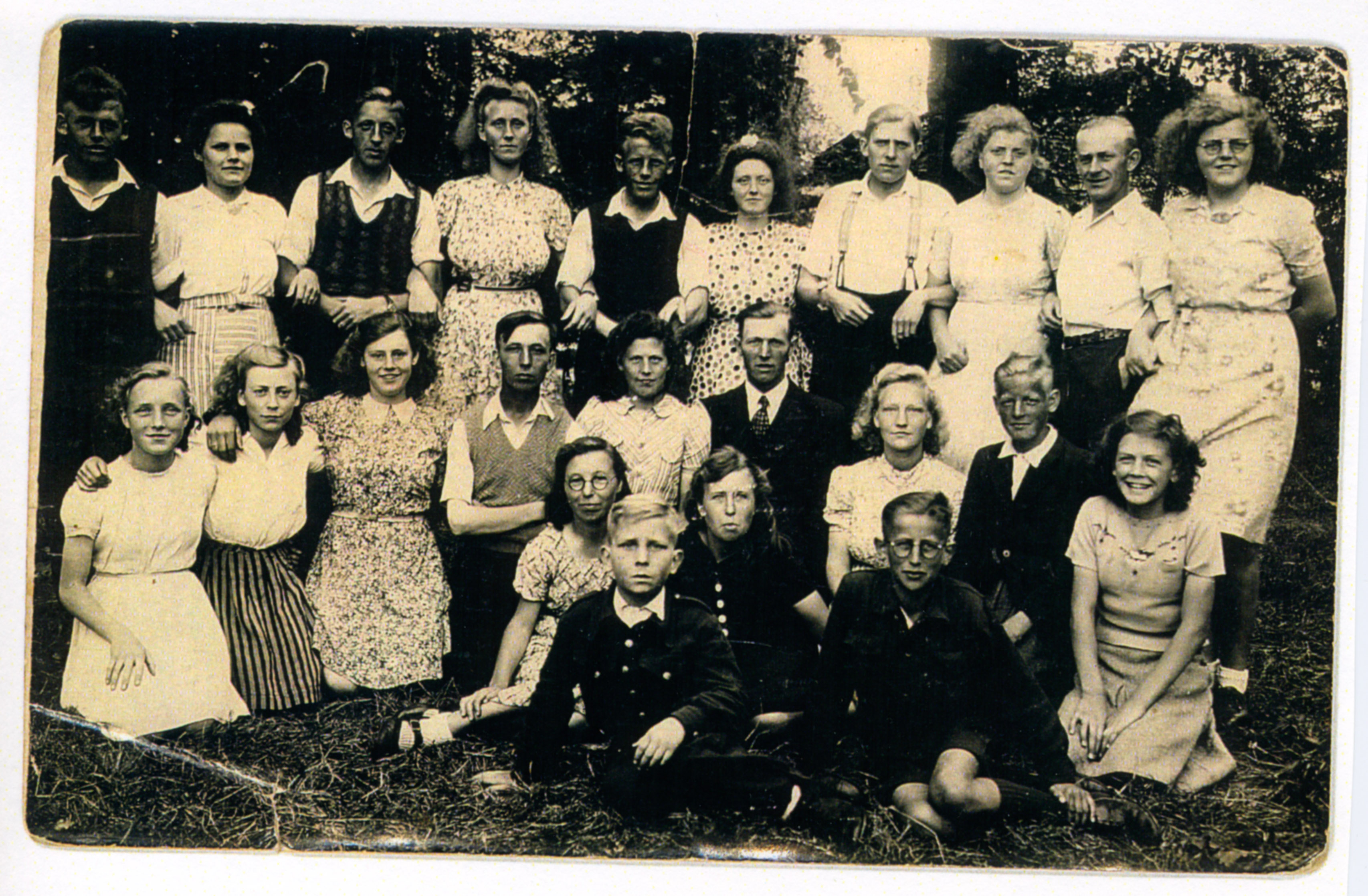 Jantje Pot (*1930) (groepsfoto)